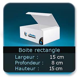 Emballage (Coffret, Boîte, carton, colis et etuis) 15 x 8 x 15 cm - Largeur de 15 Cm - Profondeur 8 Cm - Hauteur de 15 Cm