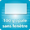 Enveloppes 100g Opale sans fenêtre