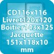 CD DVD Gravure & Packaging CD116x116 liv120x120 boit143x125 Jaq151x118