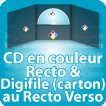 CD DVD Gravure & Packaging CD Quadri R° digifile Quadri RV