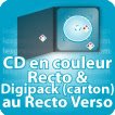 CD DVD Gravure & Packaging CD Quadri R° digipack Quadri RV