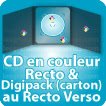 CD DVD Gravure & Packaging CD Quadri R° digipack Quadri RV