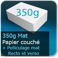 Pancarte Accroche porte 350g mat + pell. mat R°/V°