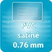 Cartes plastique / Tour de cou / Badge PVC vernis sat. 0.76mm(pour photo)