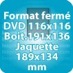 CD DVD Gravure & Packaging DVD116x116 Boit191x136x7 Jaq189x134