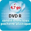 CD DVD Gravure & Packaging DVD R 4.7Go