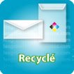 Enveloppes Enveloppe publicitaire recyclé