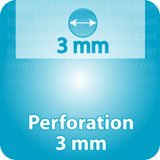 Autocollant & Étiquette Perforation  ø 3 mm
