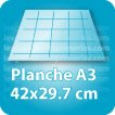 Planche amalgame Planche A3 420x297mm