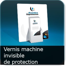 Affiches Vernis machine de protection