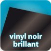 Autocollant & Étiquette Vinyl Noir brillant