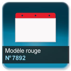 Badge Modèle Rouge n7892